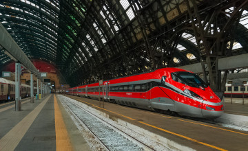 Картинка техника поезда состав железная локомотив рельсы дорога