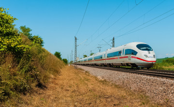 Картинка техника электровозы локомотив состав рельсы дорога железная