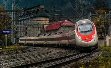 Картинка техника поезда железная состав локомотив рельсы дорога