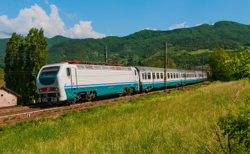 Картинка техника поезда состав железная локомотив рельсы дорога