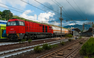 Картинка техника поезда рельсы дорога железная локомотив состав