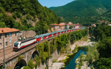 Картинка техника поезда железная локомотив рельсы дорога состав