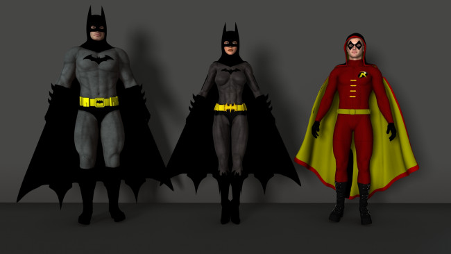 Обои картинки фото 3д графика, фантазия , fantasy, супермены, фон, взгляд, девушка