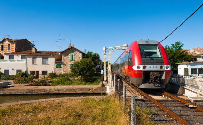 Обои картинки фото техника, поезда, состав, локомотив, рельсы, дорога, железная