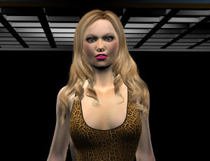 Картинка 3д+графика люди+ people фон взгляд девушка