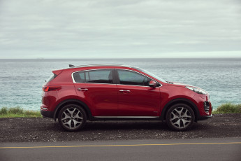 обоя автомобили, kia, sportage, 2016г, za-spec, gt, line