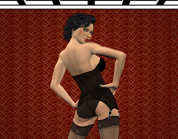 Обои картинки фото 3д графика, люди , people, фон, взгляд, девушка