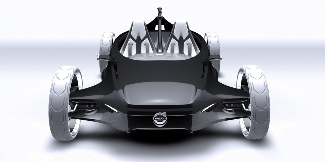 Обои картинки фото volvo air motion concept 2010, автомобили, 3д, 2010, concept, air, volvo, motion
