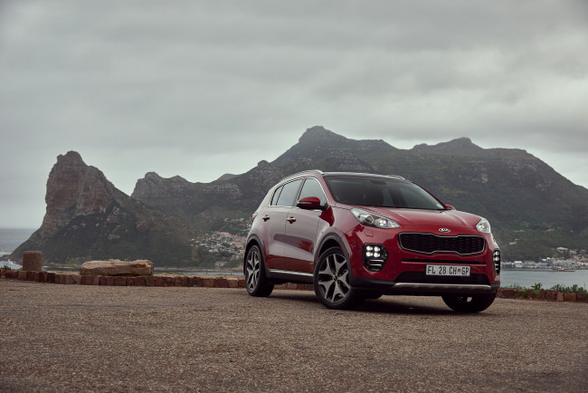 Обои картинки фото автомобили, kia, 2016г, za-spec, gt, line, sportage