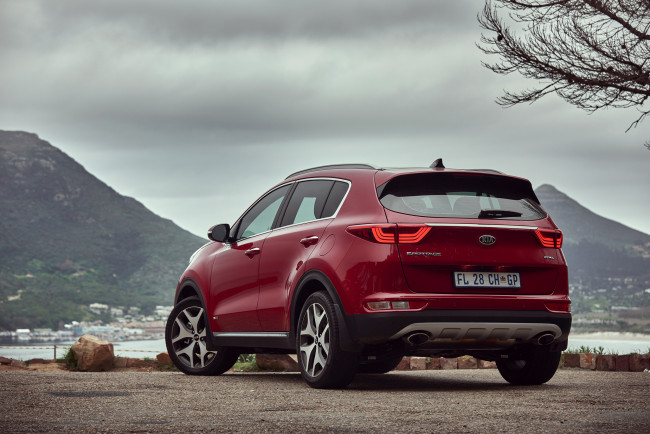 Обои картинки фото автомобили, kia, 2016г, za-spec, gt, line, sportage