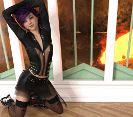 Картинка 3д+графика люди+ people фон взгляд девушка