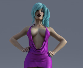 Картинка 3д+графика люди+ people фон взгляд девушка