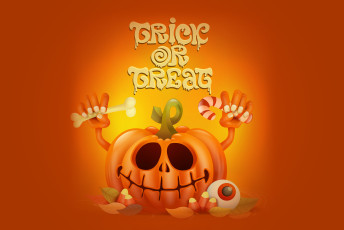 Картинка праздничные хэллоуин тыква праздник надпись