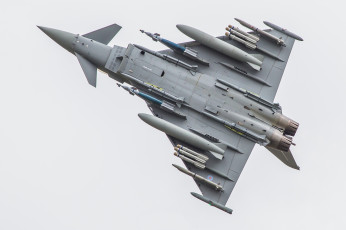 Картинка ef-2000+typhoon авиация боевые+самолёты истребитель