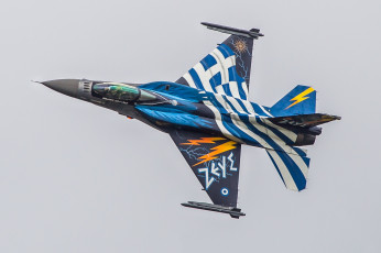 Картинка f-16c авиация боевые+самолёты истребитель