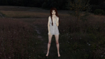 Картинка 3д+графика люди+ people девушка фон взгляд