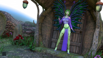 Картинка 3д+графика существа+ creatures фон девушка горгона взгляд