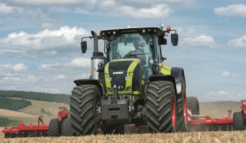 Картинка техника тракторы claas axion