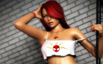 Картинка 3д+графика люди+ people фон взгляд девушка