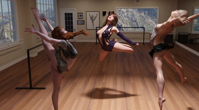 Обои картинки фото 3д графика, люди , people, фон, взгляд, девушки