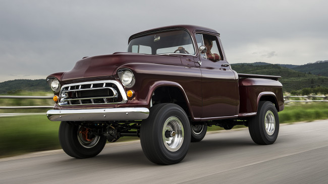Обои картинки фото автомобили, custom pick-up, chevrolet
