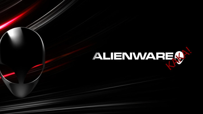 Обои картинки фото компьютеры, alienware, логотип, фон