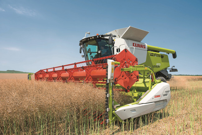 Обои картинки фото техника, комбайны, claas, axion