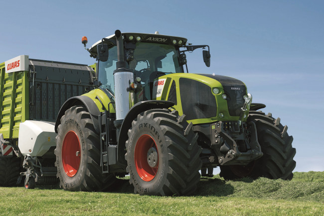 Обои картинки фото техника, тракторы, claas, axion