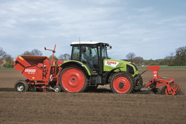 Обои картинки фото техника, тракторы, claas, axion