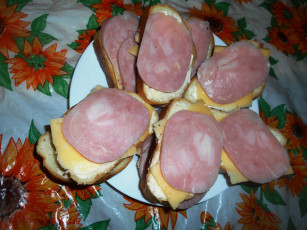 Картинка еда бутерброды +гамбургеры +канапе хлеб сыр колбаса