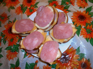 Картинка еда бутерброды +гамбургеры +канапе колбаса хлеб сыр