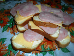 Картинка еда бутерброды +гамбургеры +канапе сыр хлеб колбаса