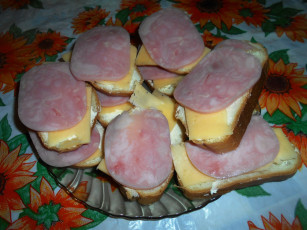 Картинка еда бутерброды +гамбургеры +канапе сыр хлеб колбаса