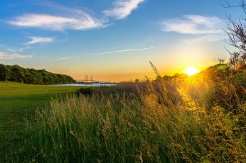 Картинка природа восходы закаты простор