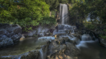 Картинка природа водопады простор