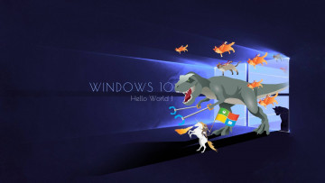 Картинка компьютеры windows++10 логотип фон