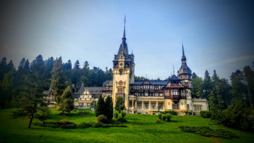 Картинка peles+castle+-+romania города -+дворцы +замки +крепости простор