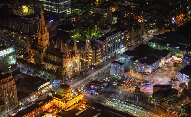 Обои картинки фото melbourne, города, мельбурн , австралия, простор