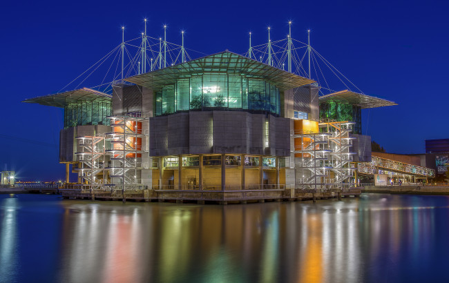 Обои картинки фото lisbon oceanarium, города, лиссабон , португалия, простор