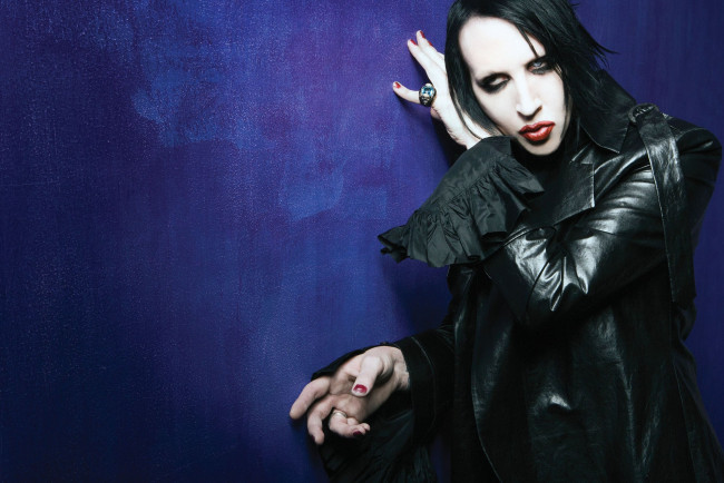 Обои картинки фото marilyn-manson, музыка, -временный, музыкант