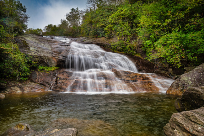 Обои картинки фото природа, водопады, простор