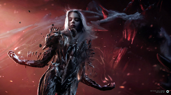 Обои картинки фото фэнтези, девушки, девушка, осколки