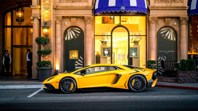 Обои картинки фото автомобили, lamborghini, aventador, sv