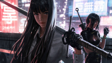 Картинка фэнтези _guweiz девушки