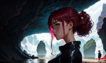 Картинка аниме пейзажи +природа нейросети графика нейроарт ai art нейронные сети рисунки нейро искусство