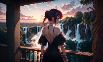 Картинка аниме unknown +другое+ нейросети графика нейроарт ai art нейронные сети рисунки нейро искусство