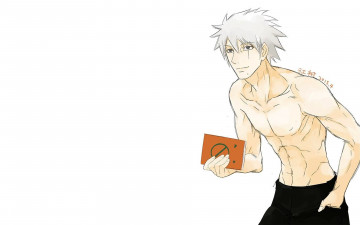 Картинка аниме naruto какаши книжка