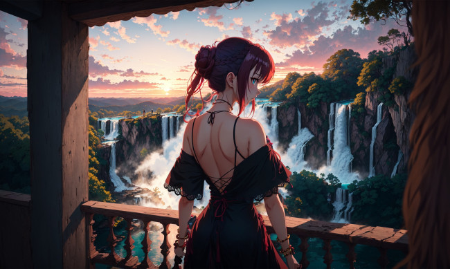 Обои картинки фото аниме, unknown,  другое , нейросети, графика, нейроарт, ai, art, нейронные, сети, рисунки, нейро, искусство