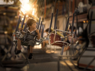 обоя разное, дети, мальчик, ребенок, карусель