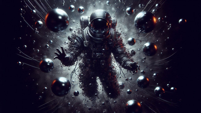 Обои картинки фото космос, астронавты, космонавты, нейросети, графика, нейроарт, ai, art, нейронные, сети, рисунки, нейро, искусство, нейрографика, graphics, neuroart, neural, networks, drawings, neuro, neurography
